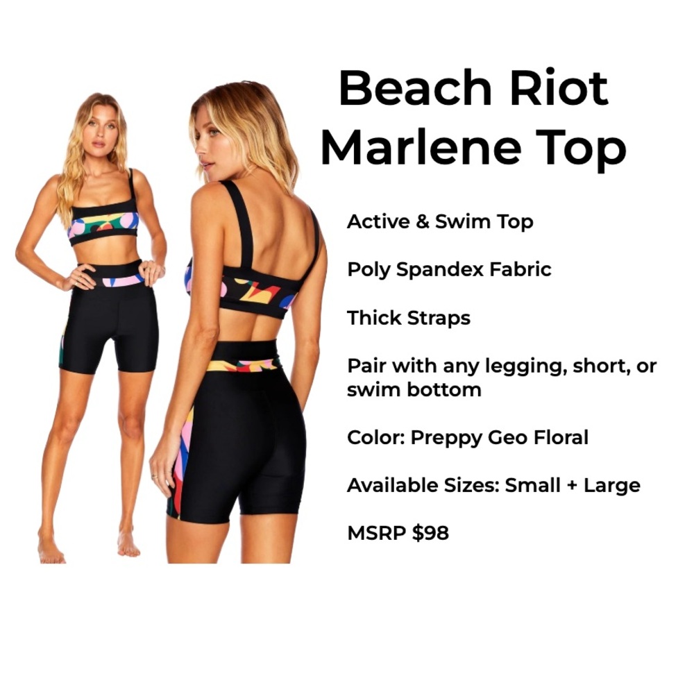 Beach Riot Marlene Top. NWT. Size XS & Size L.